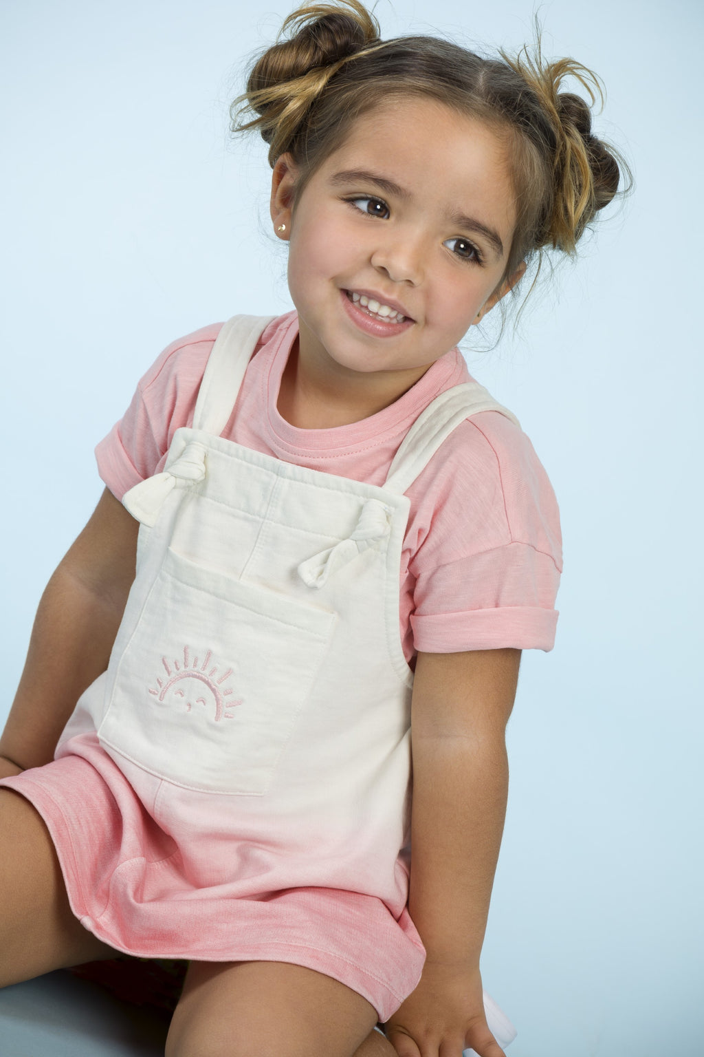 Camiseta de bebé rosa VERANO/Charanga