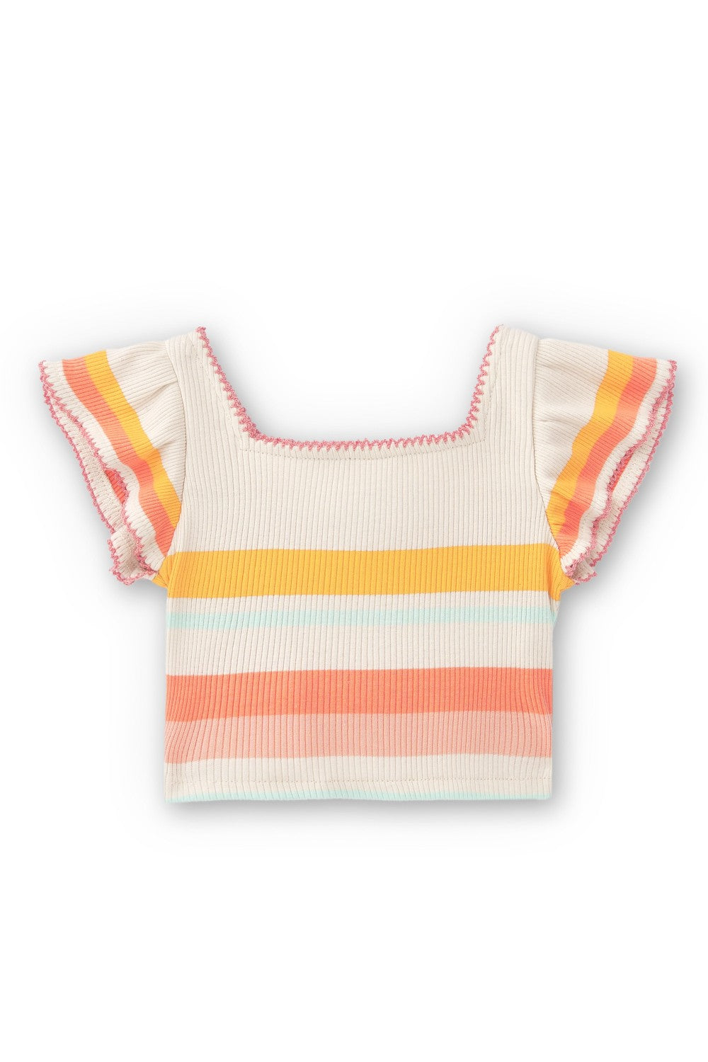 Camiseta de niña listado VERANO/Outlet