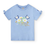 Camiseta de niña azulón VERANO/Outlet