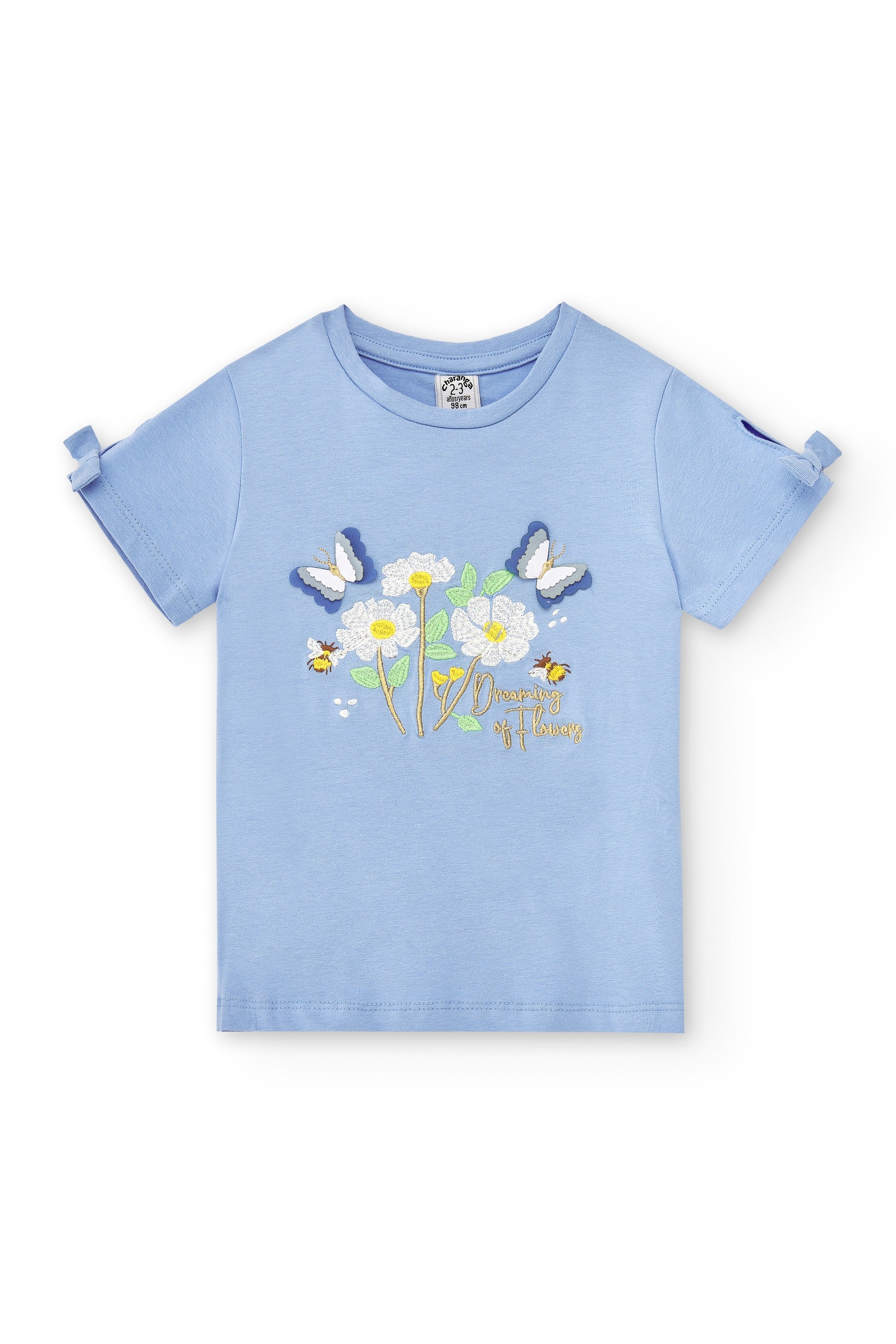 Camiseta de niña azulón VERANO/Outlet