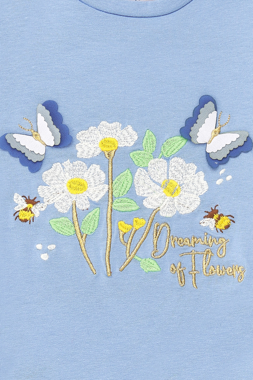 Camiseta de niña azulón VERANO/Outlet