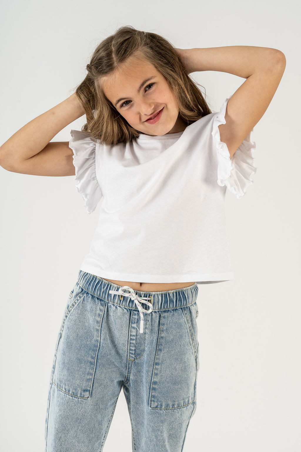 Camiseta de niña color blanco VERANO/Charanga