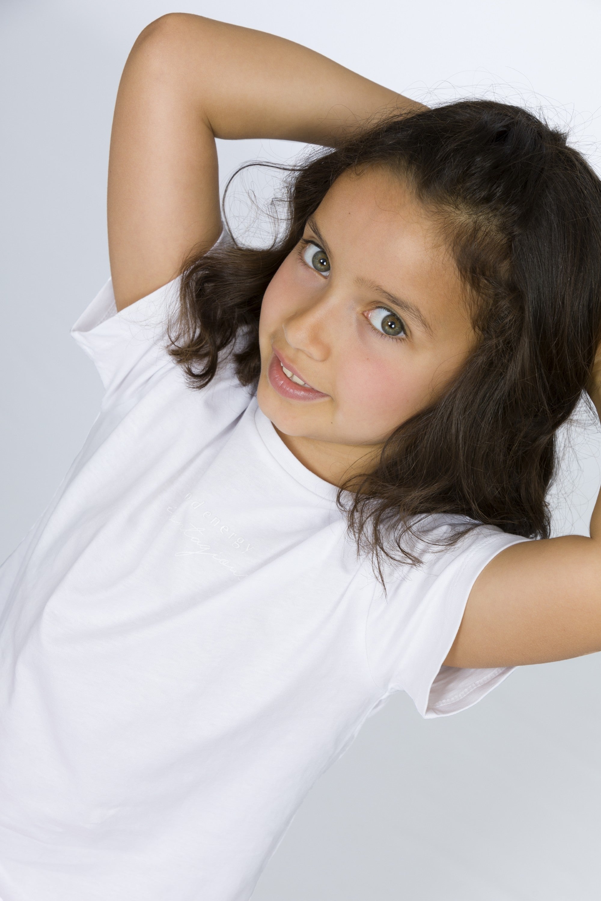 Camiseta de niña blanco VERANO/Charanga