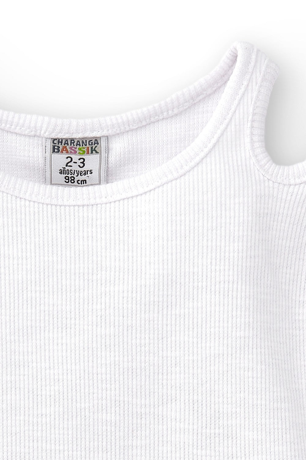 Camiseta de niña blanco VERANO/Charanga