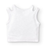 Camiseta de niña blanco VERANO/Charanga
