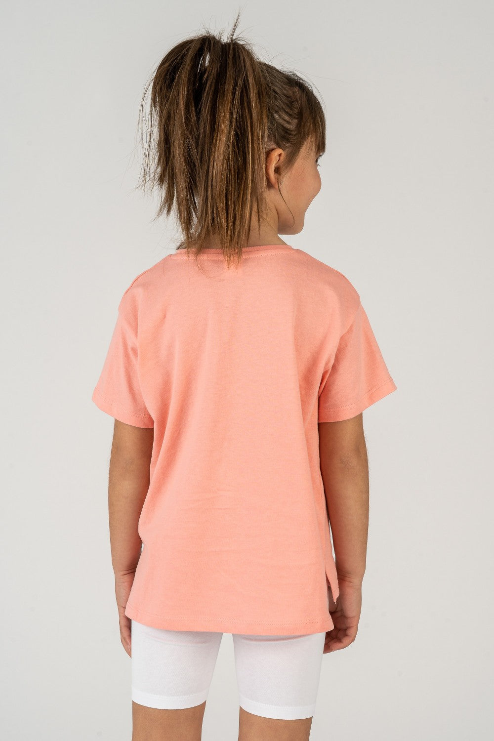 Camiseta de niña coral VERANO/Charanga
