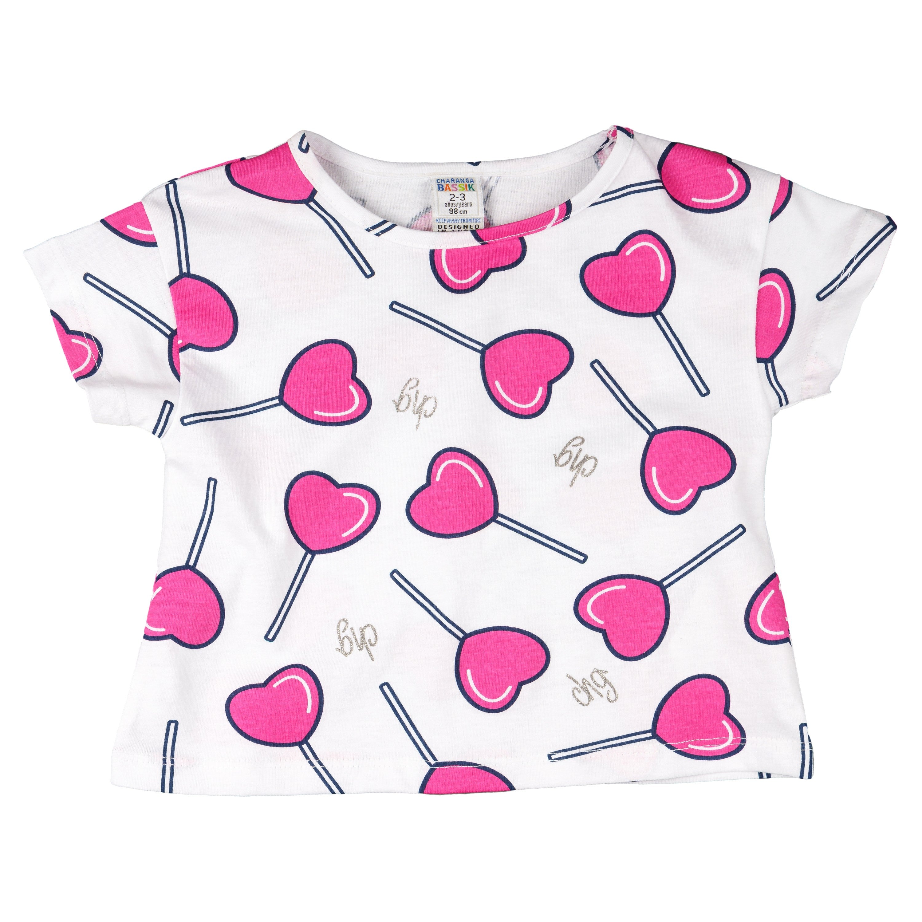 Camiseta de niña estampado VERANO/Outlet