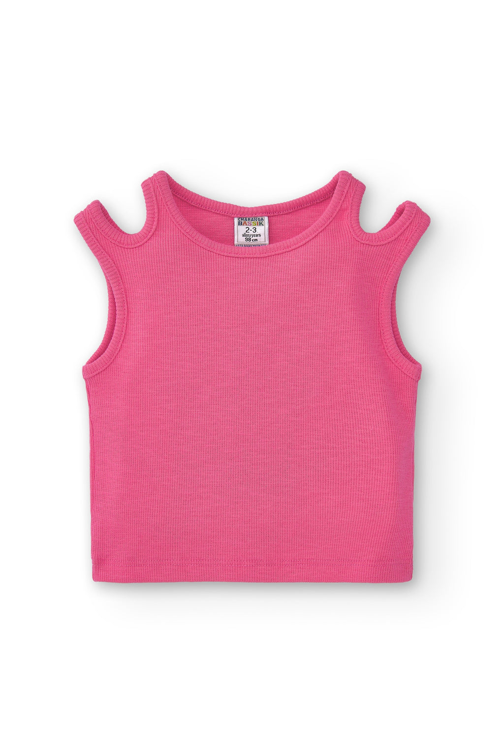 Camiseta de niña fucsia VERANO/Charanga