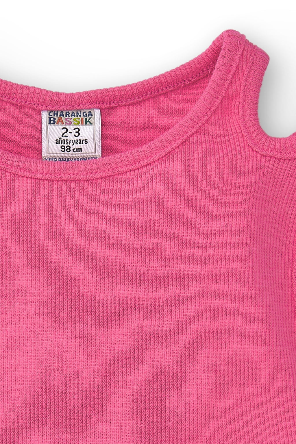 Camiseta de niña fucsia VERANO/Charanga