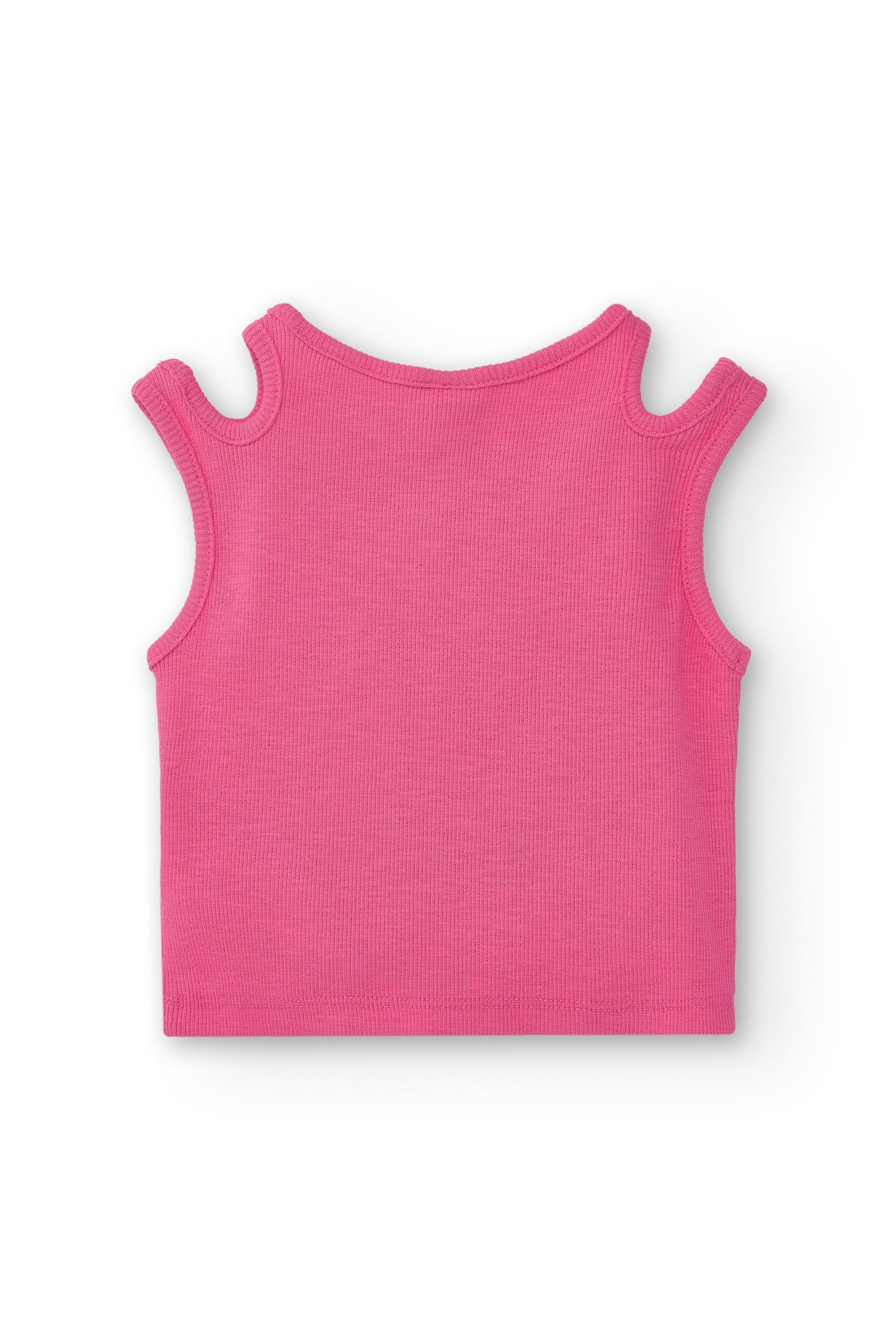 Camiseta de niña fucsia VERANO/Charanga