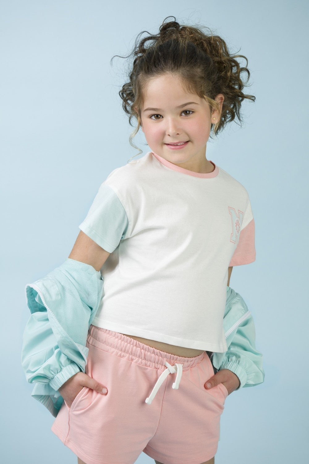 Camiseta de niña multicolor VERANO/Charanga