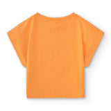 Camiseta de niña naranja