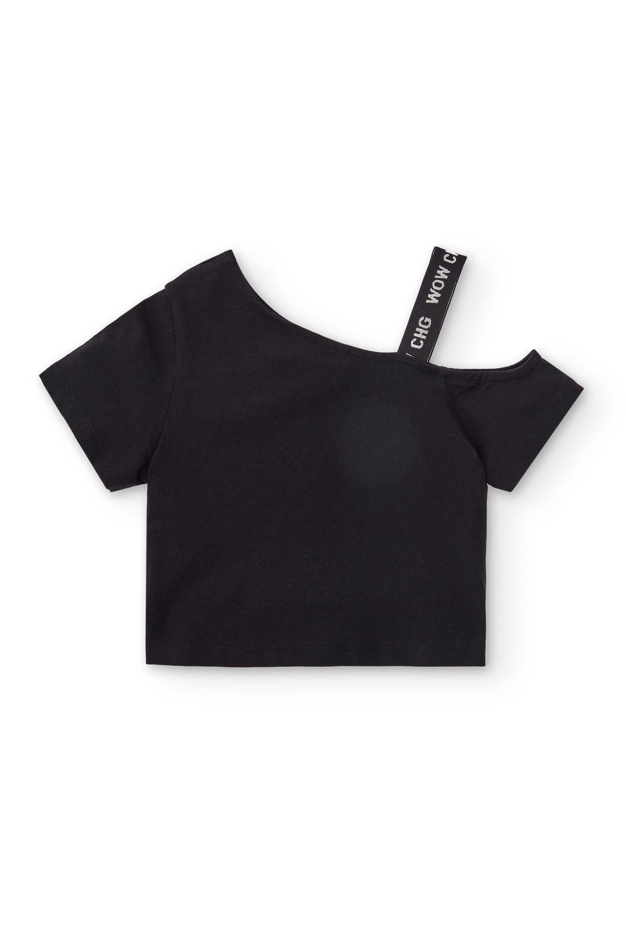 Camiseta de niña negro VERANO/Outlet