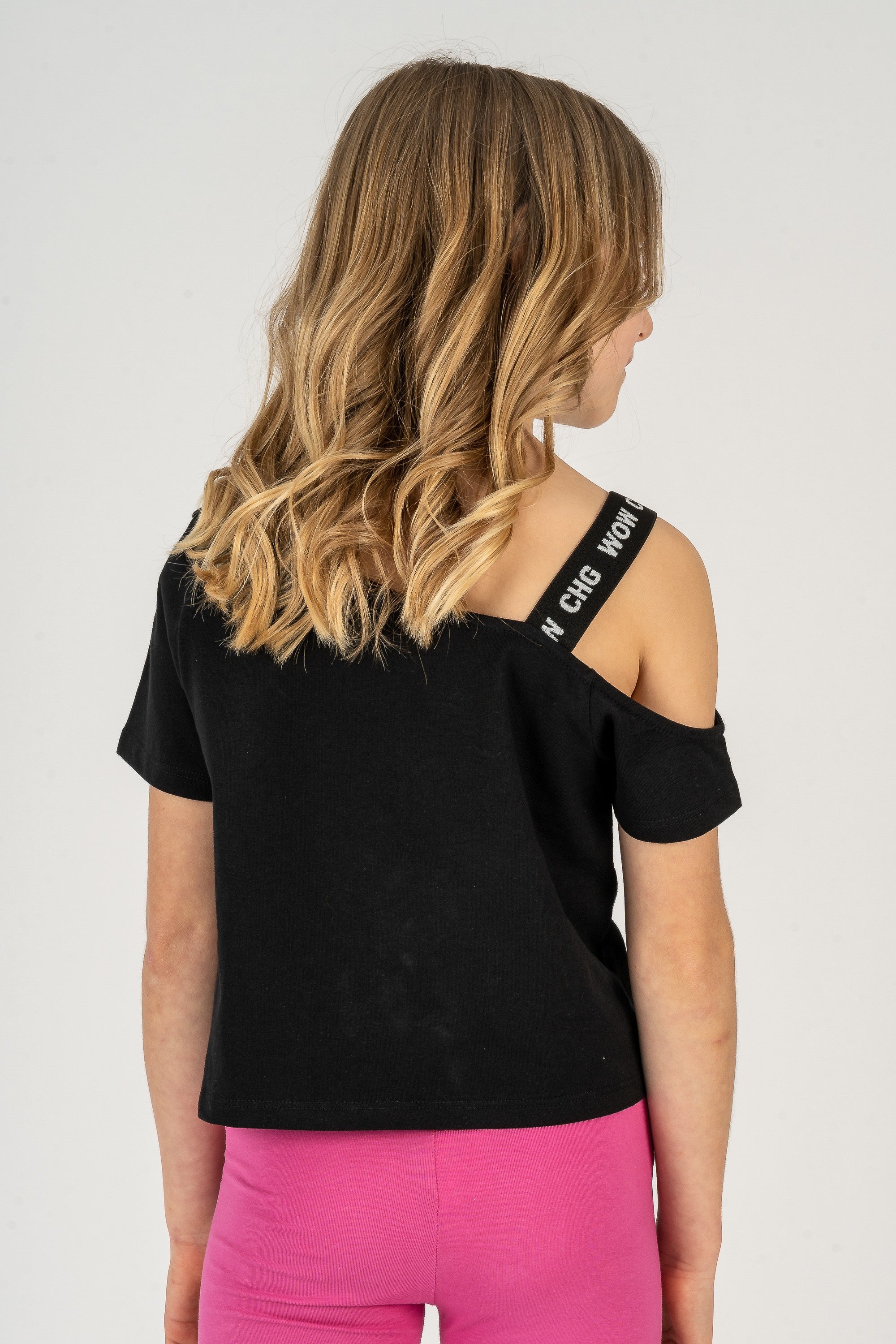 Camiseta de niña negro VERANO/Outlet