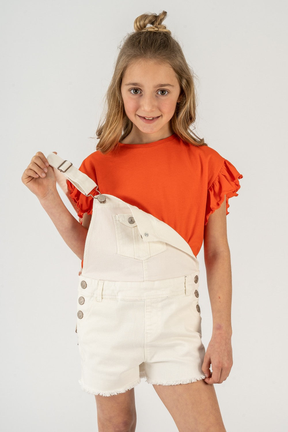 Camiseta de niña rojo VERANO/Charanga