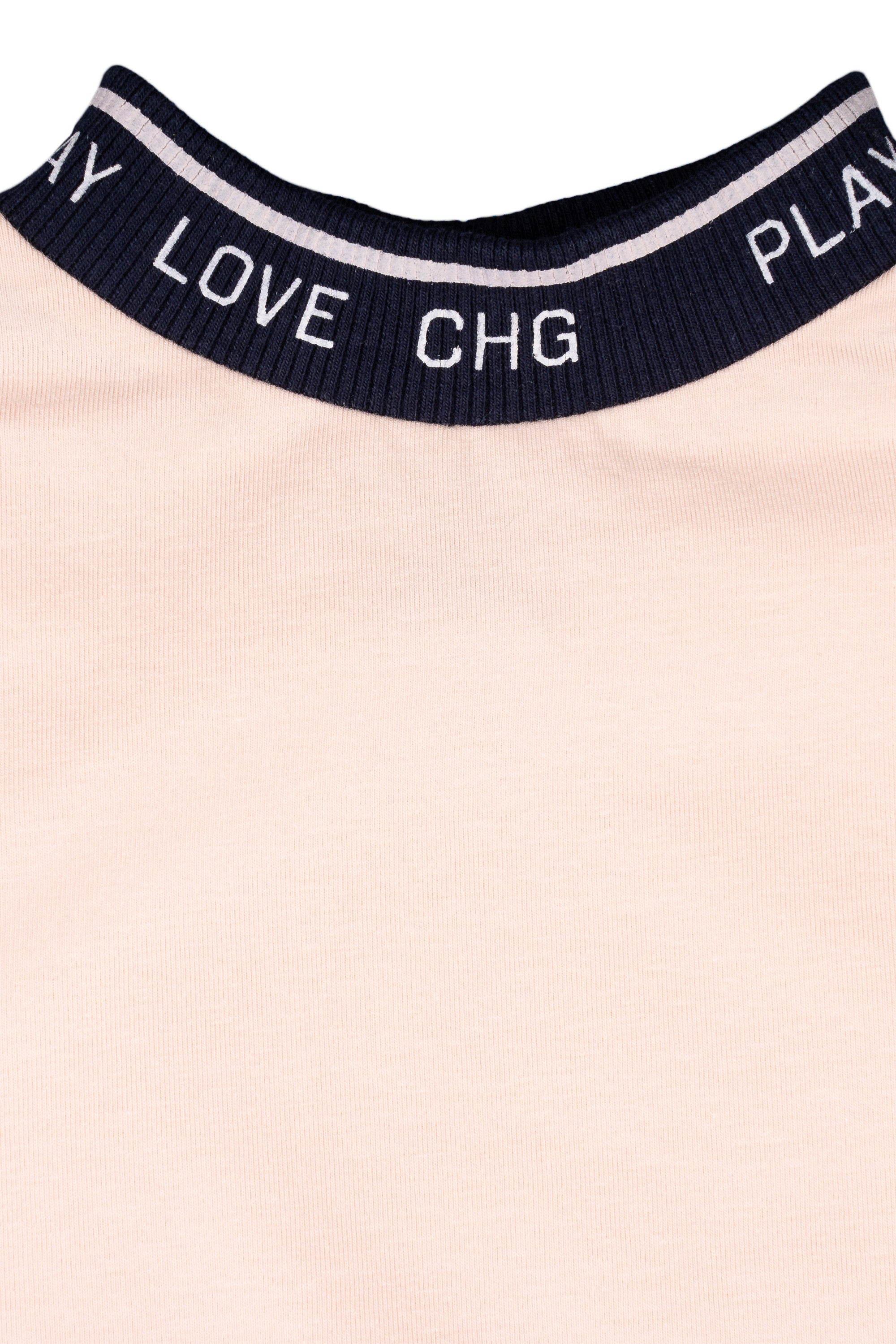 Camiseta de niña color rosa cierre cordón Outlet