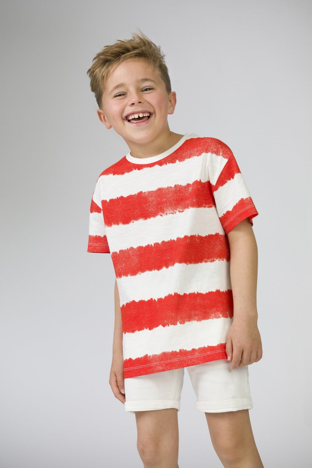 Camiseta de niño de rayas VERANO/Outlet