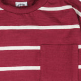 Boy's striped pocket t-shirt