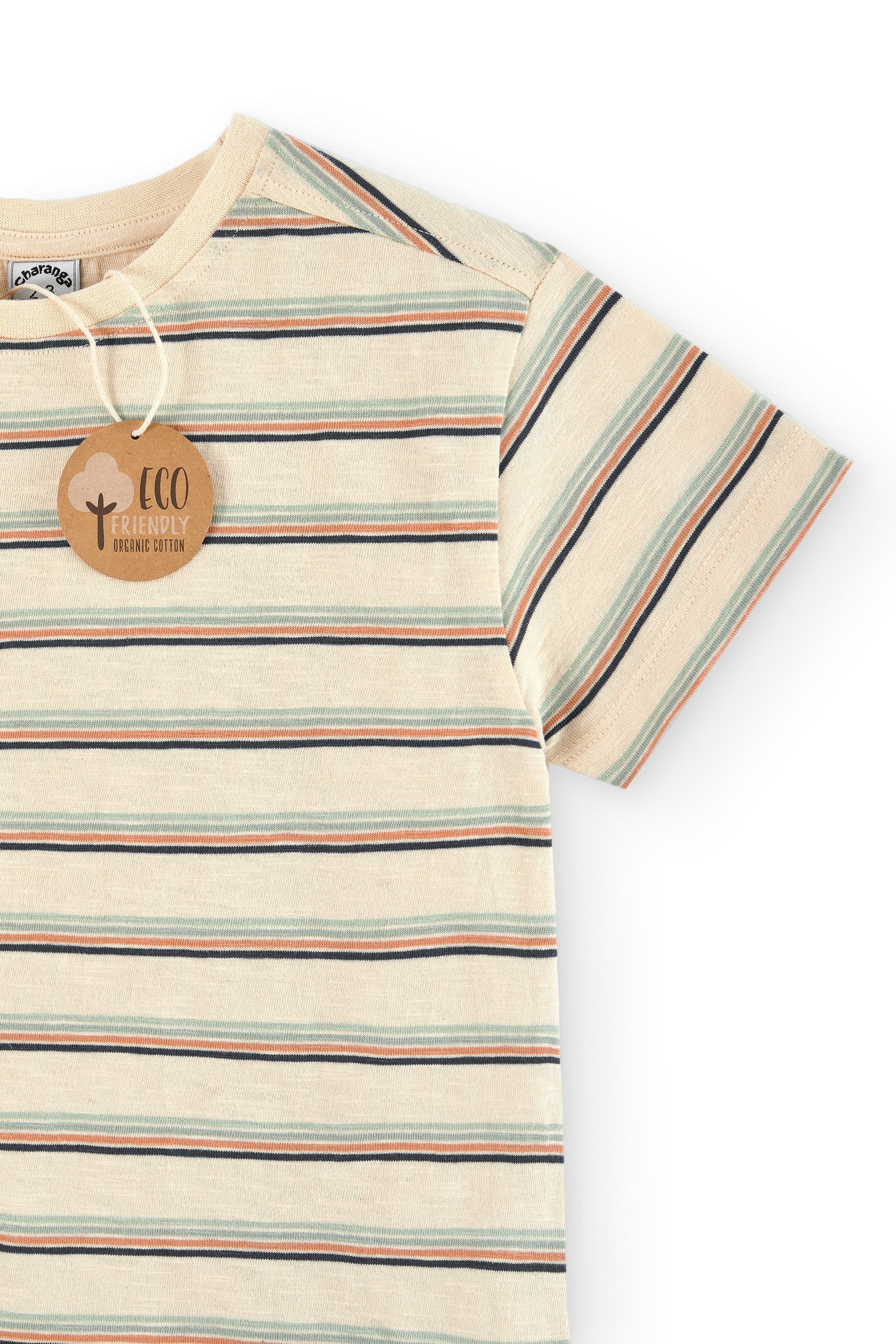 Camiseta de niño listado VERANO/Charanga