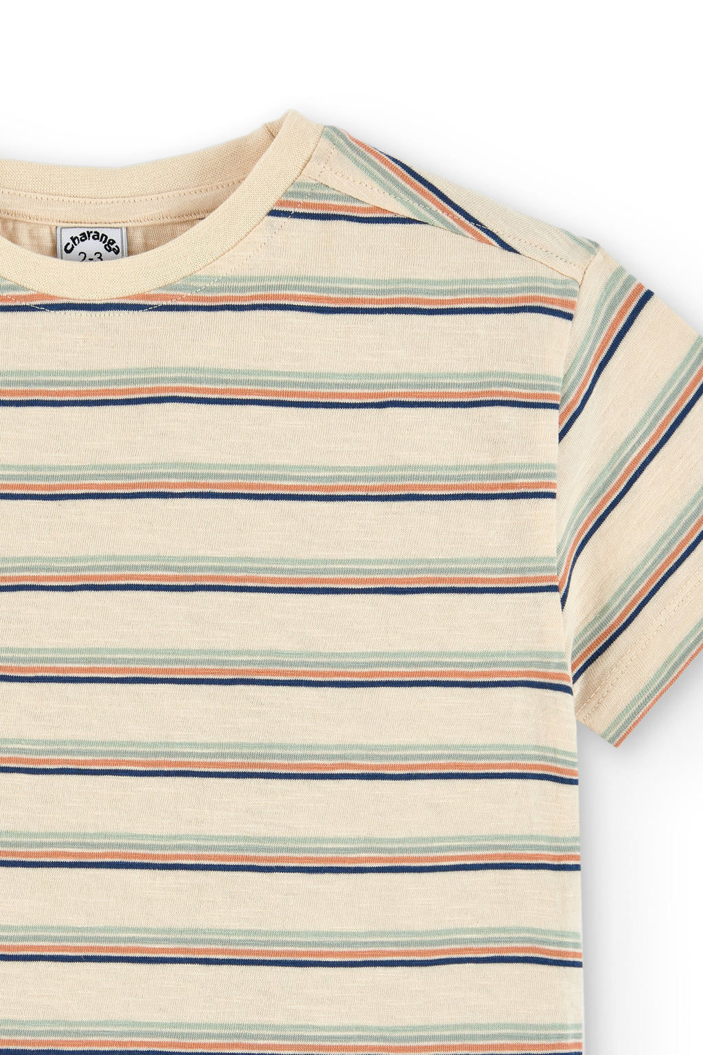 Camiseta de niño listado VERANO/Charanga