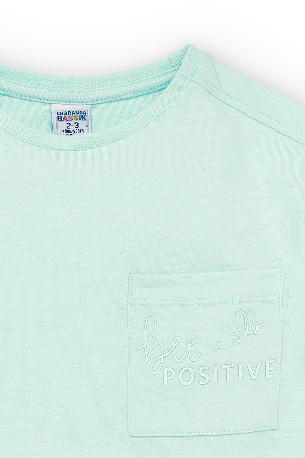 Camiseta de niño aguamarina VERANO/Charanga