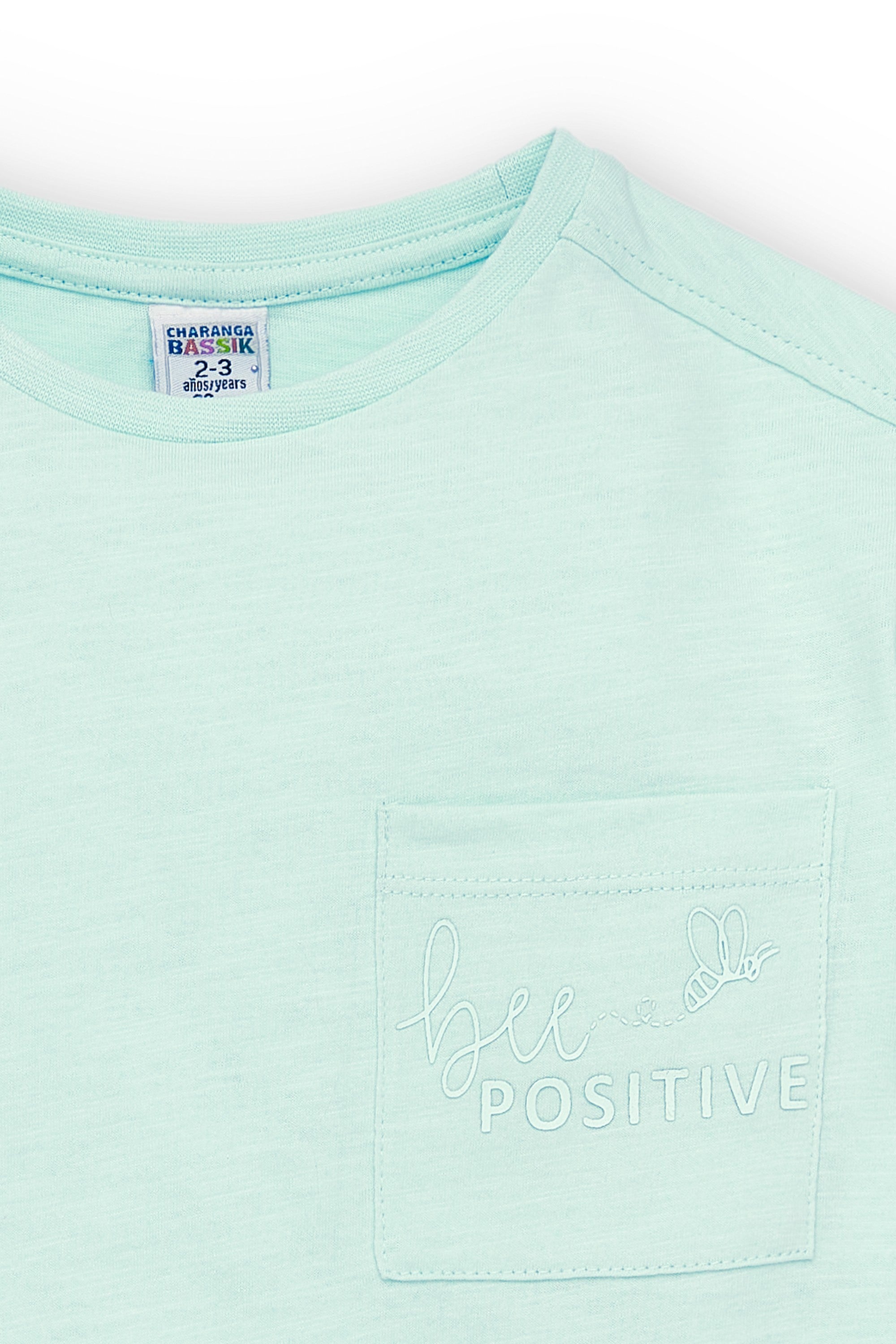 Camiseta de niño aguamarina VERANO/Charanga