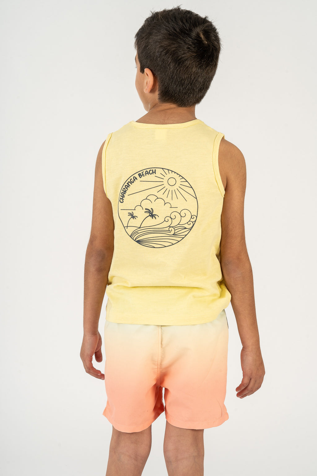 Camiseta de niño amarillo VERANO/Charanga