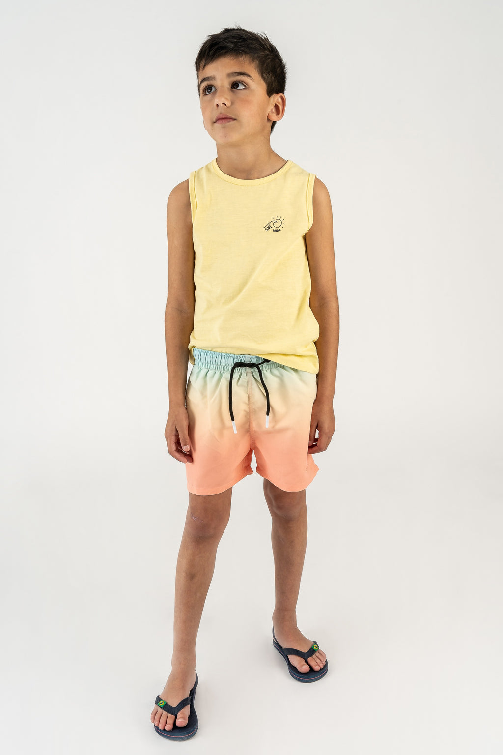 Camiseta de niño amarillo VERANO/Charanga
