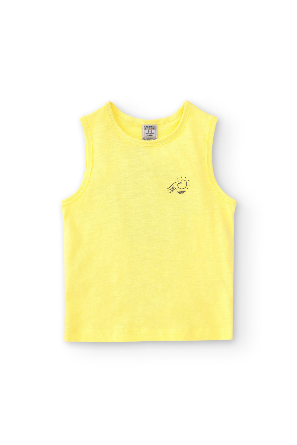Camiseta de niño amarillo VERANO/Charanga