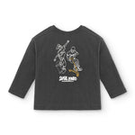 Camiseta de niño en color antracita skate Charanga
