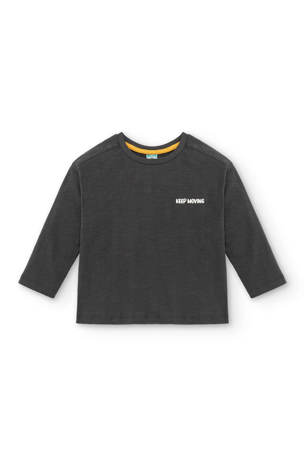 Camiseta de niño en color antracita skate Charanga