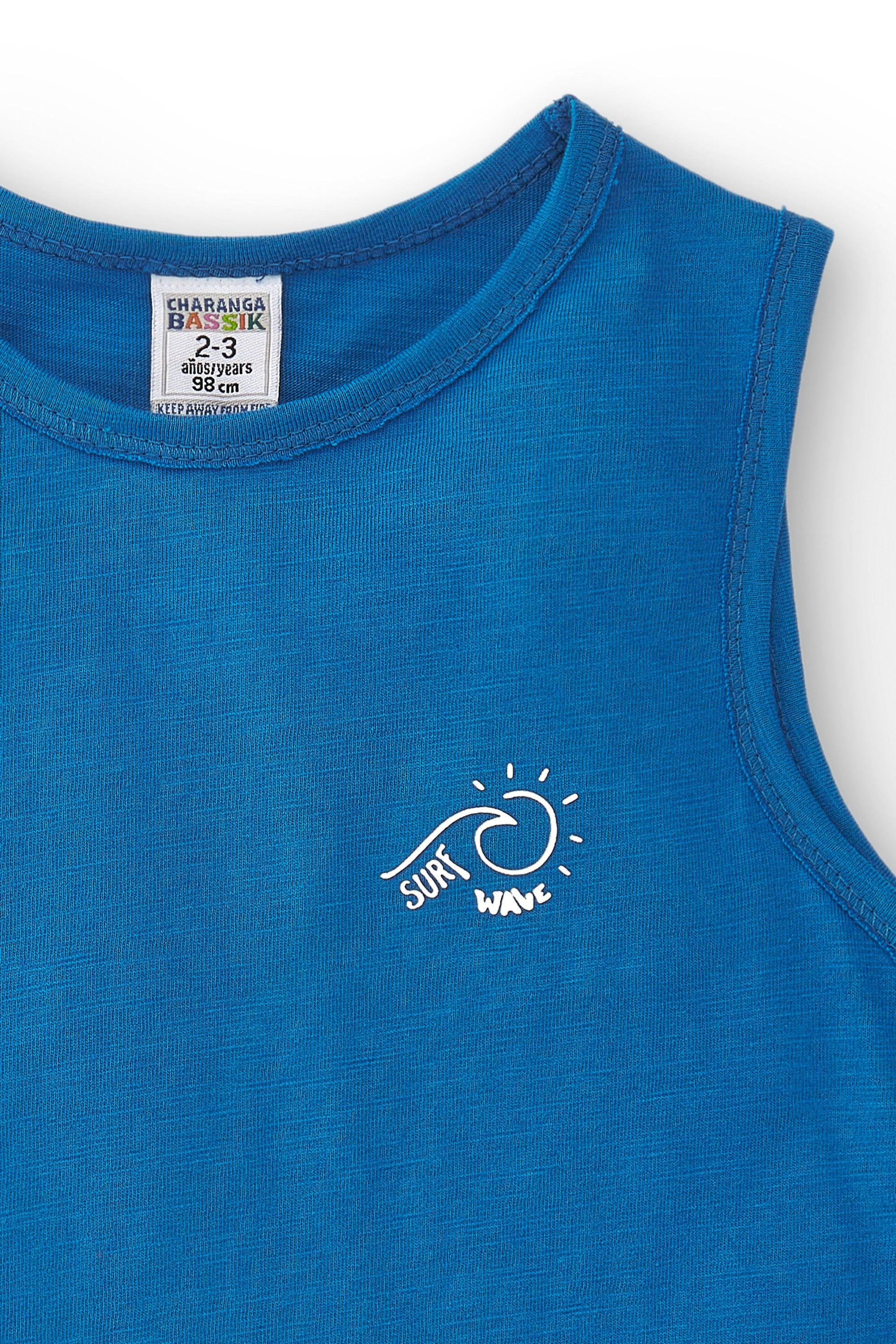 Camiseta de niño azulon VERANO/Charanga