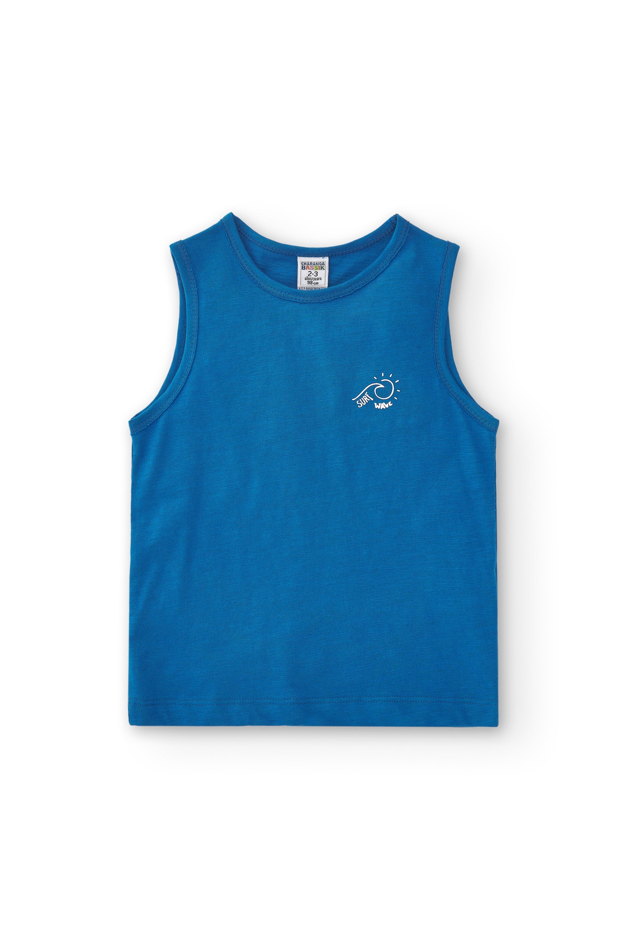 Camiseta de niño azulon VERANO/Charanga