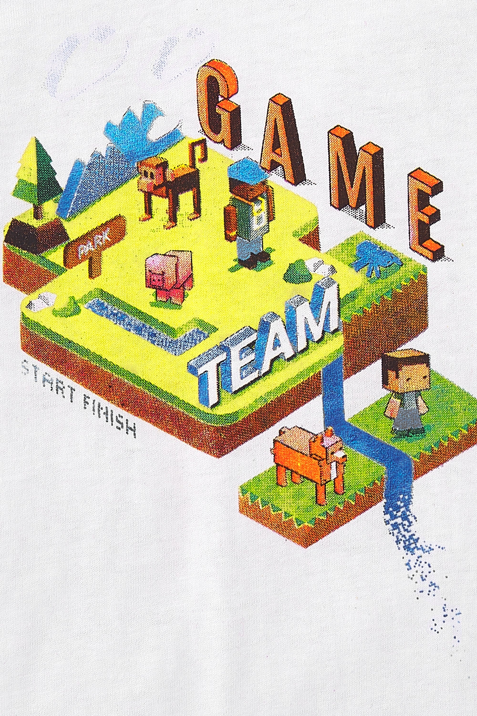 Camiseta de niño en color blanco con dibujo Charanga