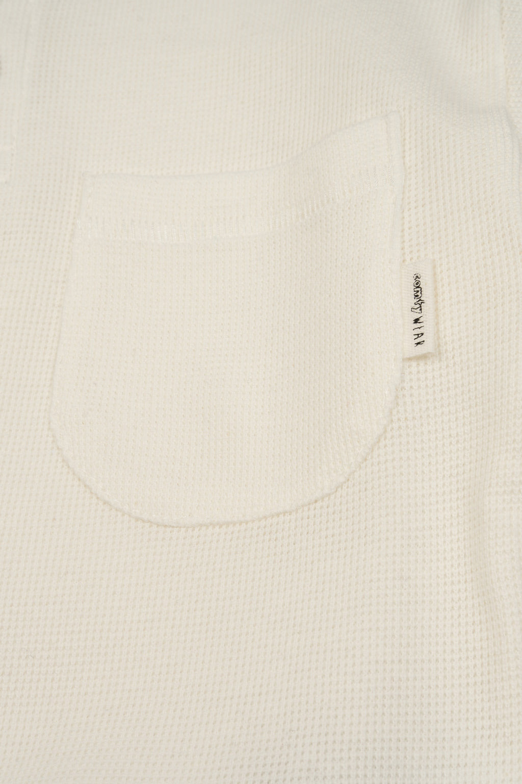 Camiseta de niño color crudo algodón botones Outlet