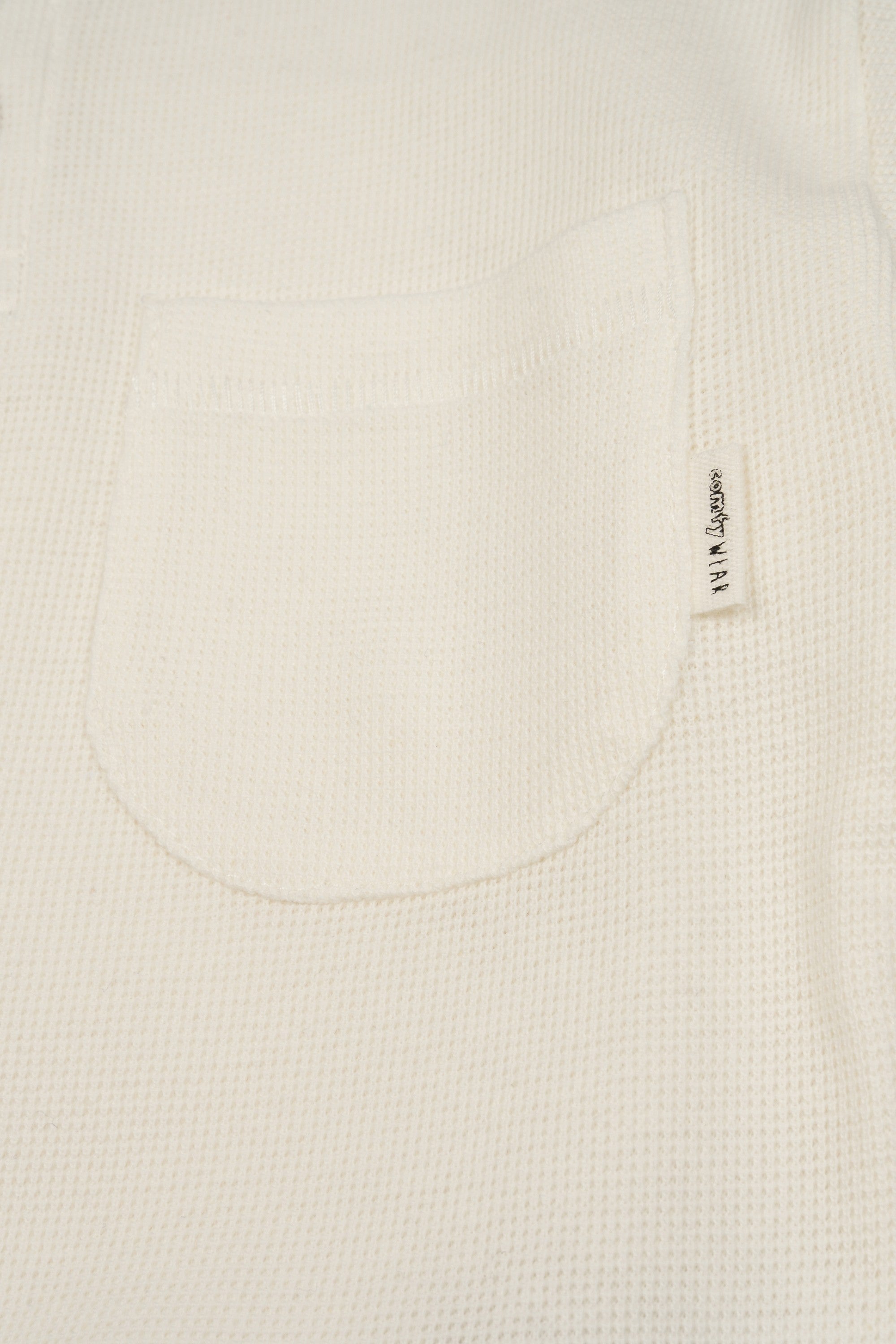 Camiseta de niño color crudo algodón botones Outlet