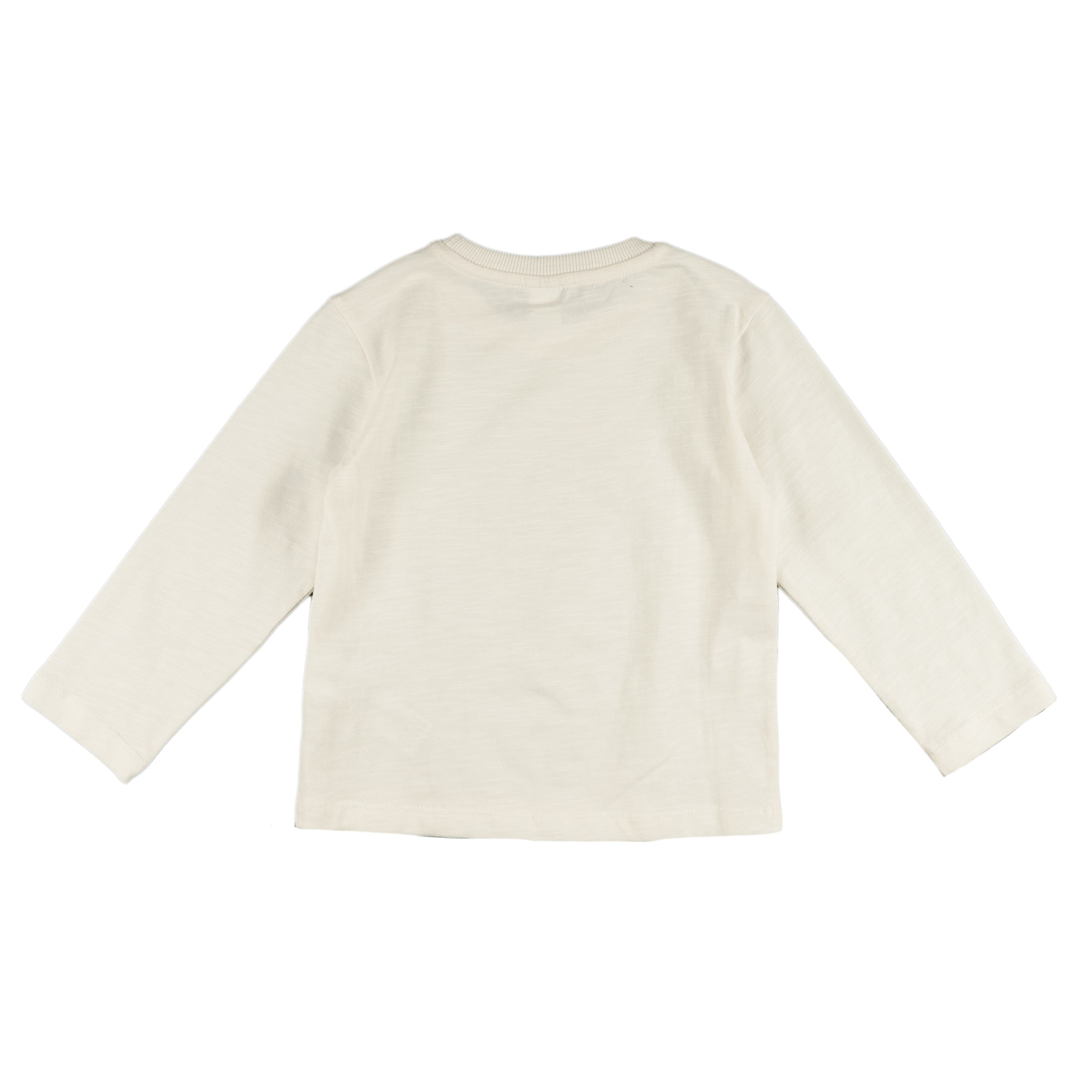 Camiseta de niño color crudo snowboard Outlet