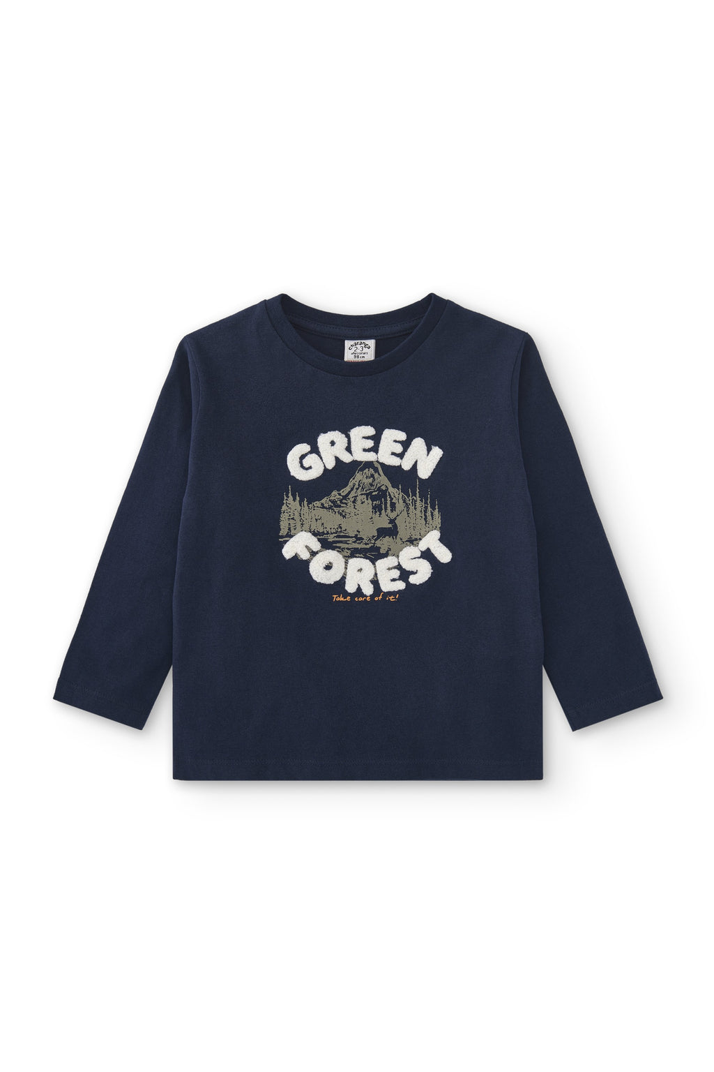 Camiseta de niño marino Green Forest Charanga