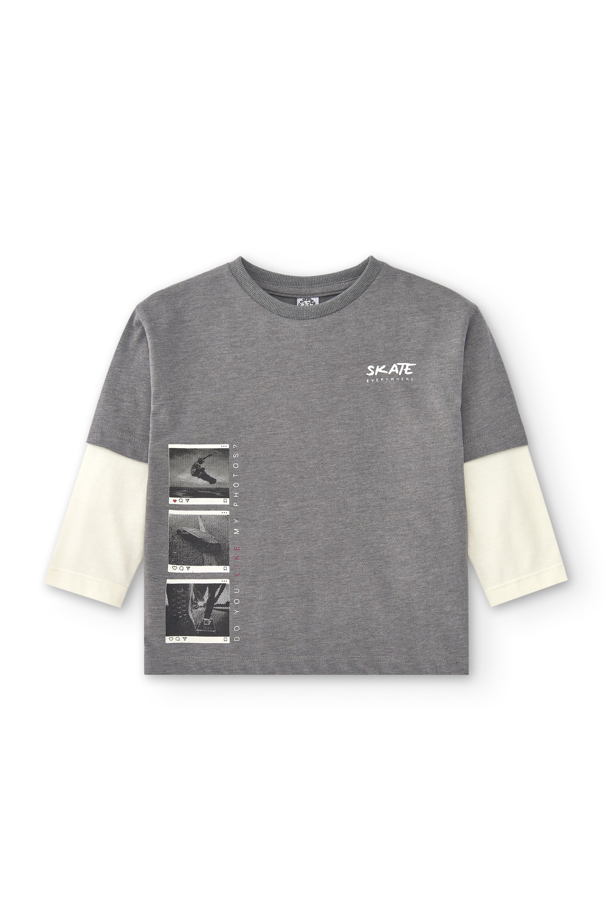Camiseta de niño multicolor skate Charanga