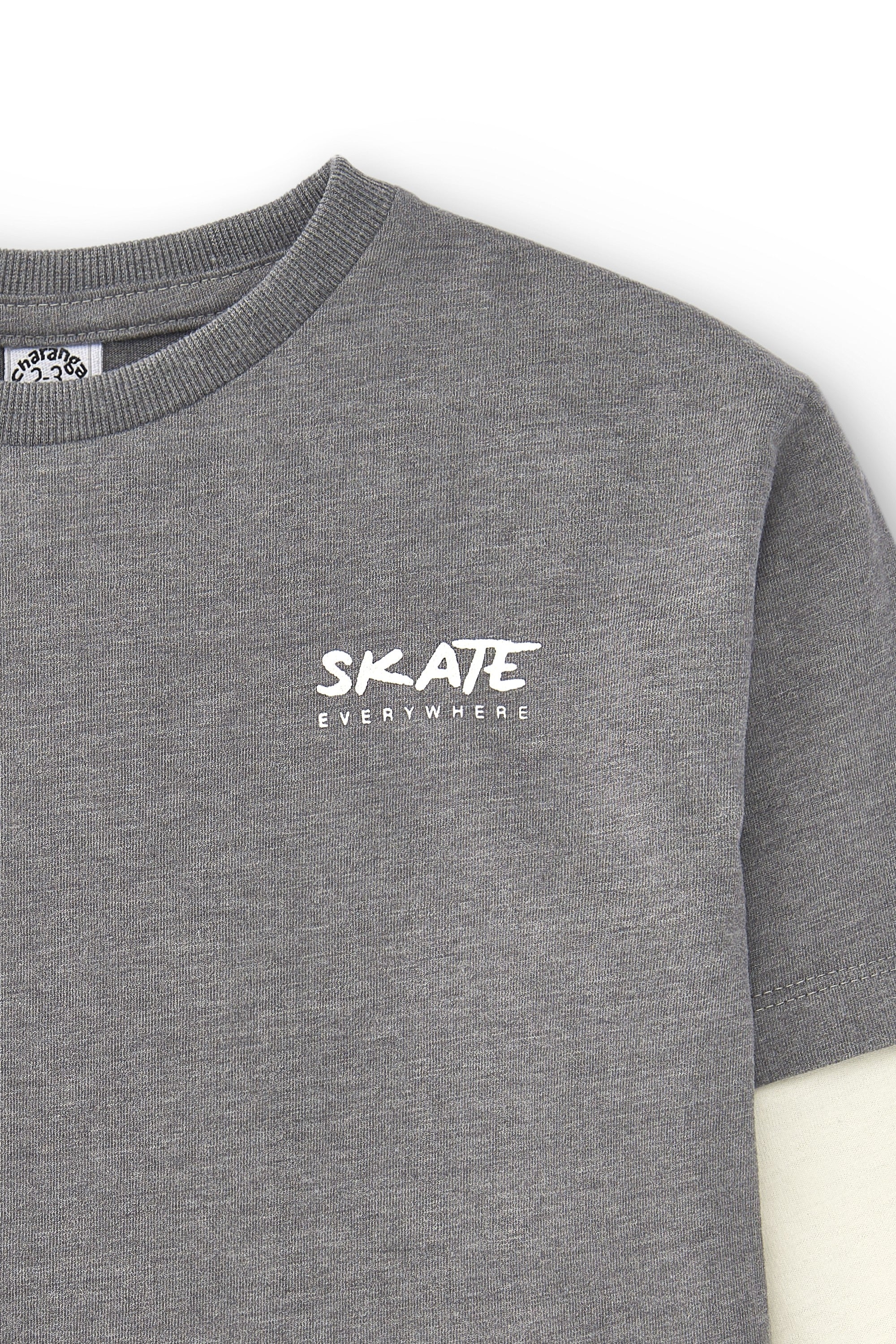 Camiseta de niño multicolor skate Charanga