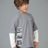 Multicolor skate boy's t-shirt
