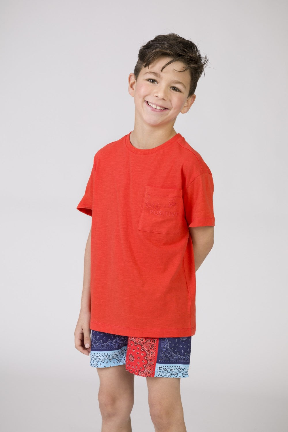 Camiseta de niño rojo VERANO/Charanga