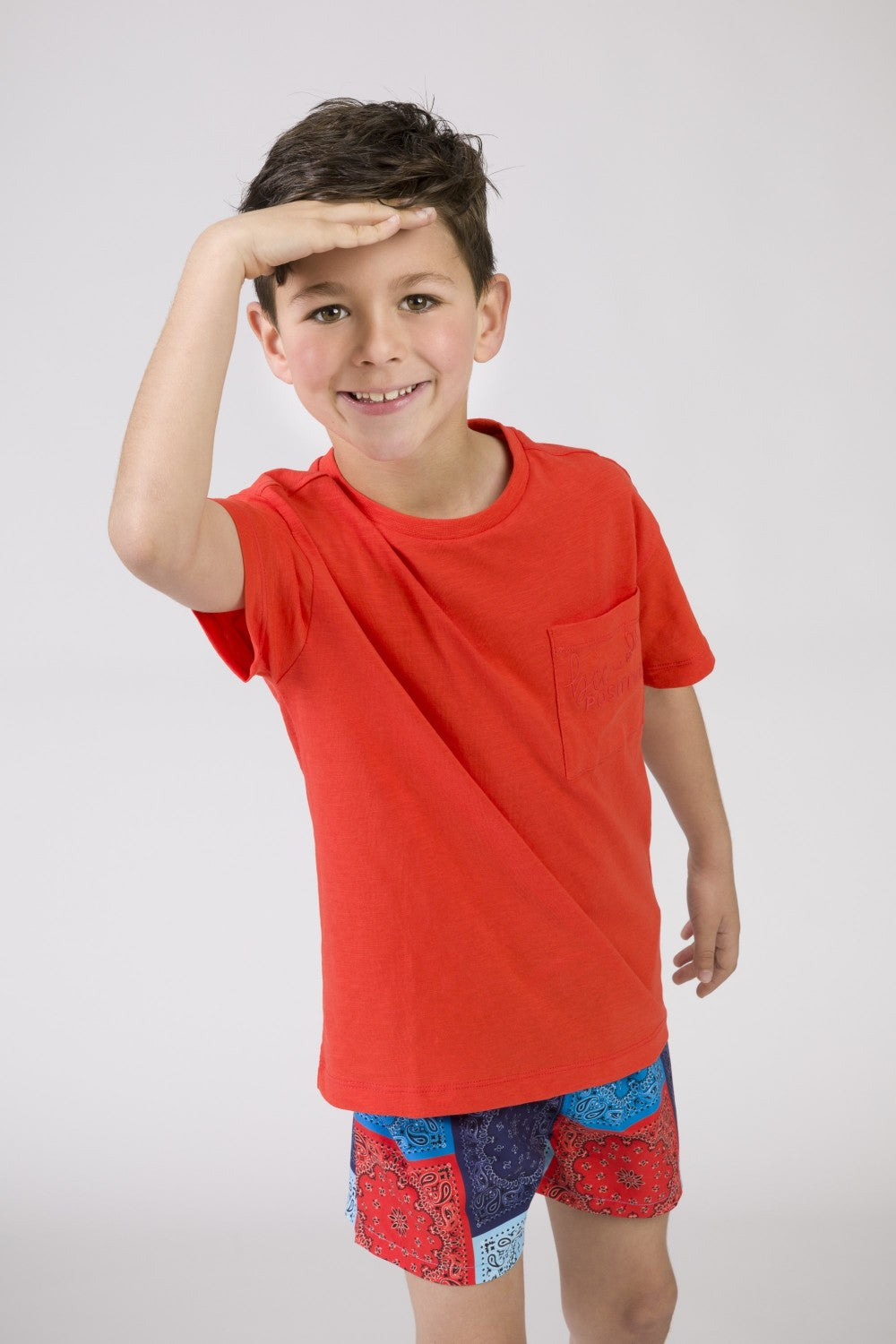 Camiseta de niño rojo VERANO/Charanga