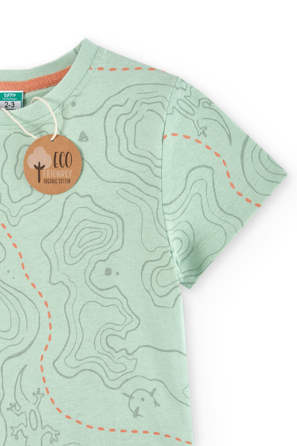 Camiseta de niño verde VERANO/Charanga