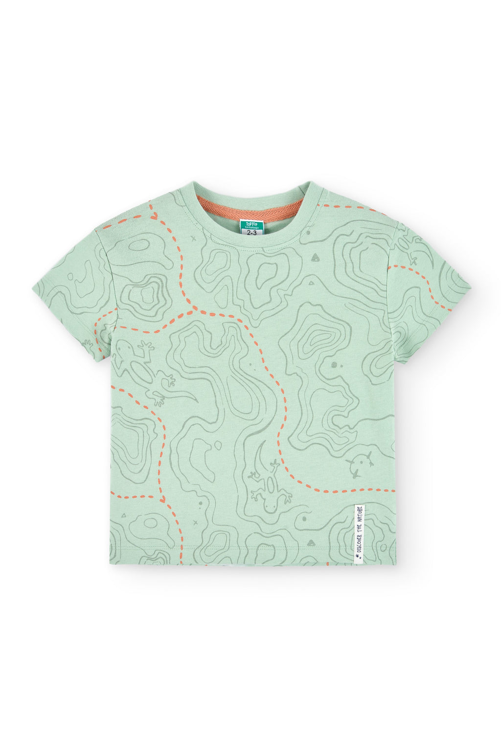 Camiseta de niño verde VERANO/Charanga