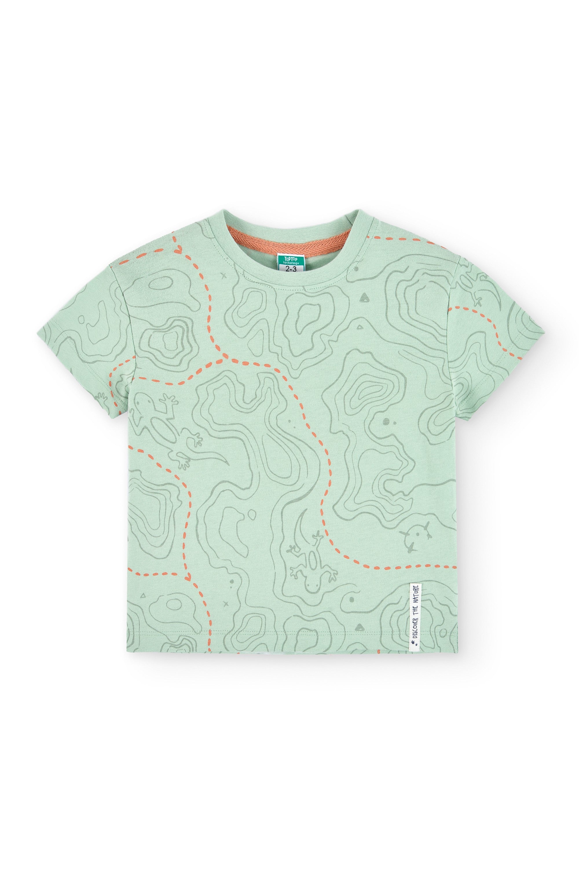 Camiseta de niño verde VERANO/Charanga
