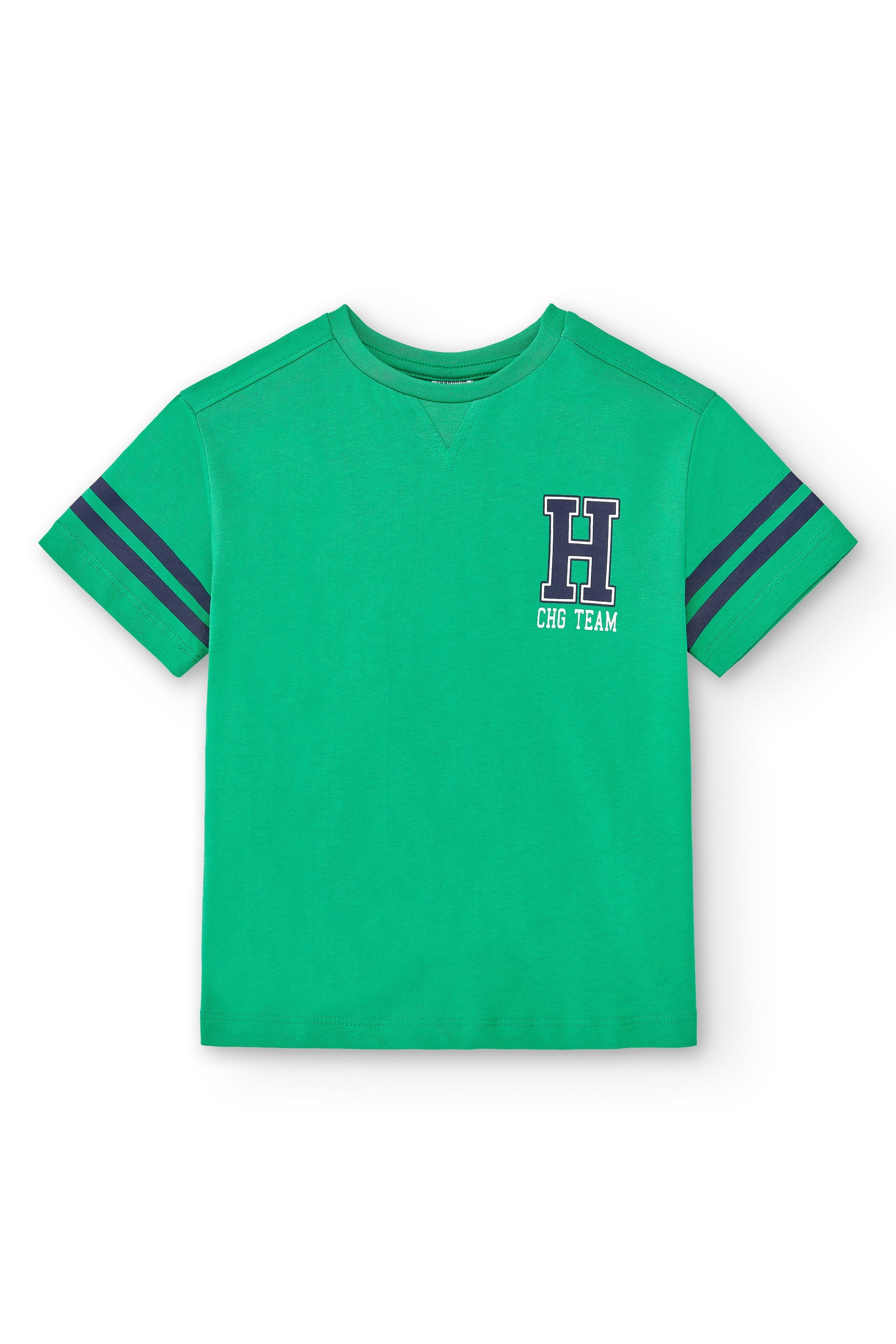 Camiseta de niño verde VERANO/Charanga