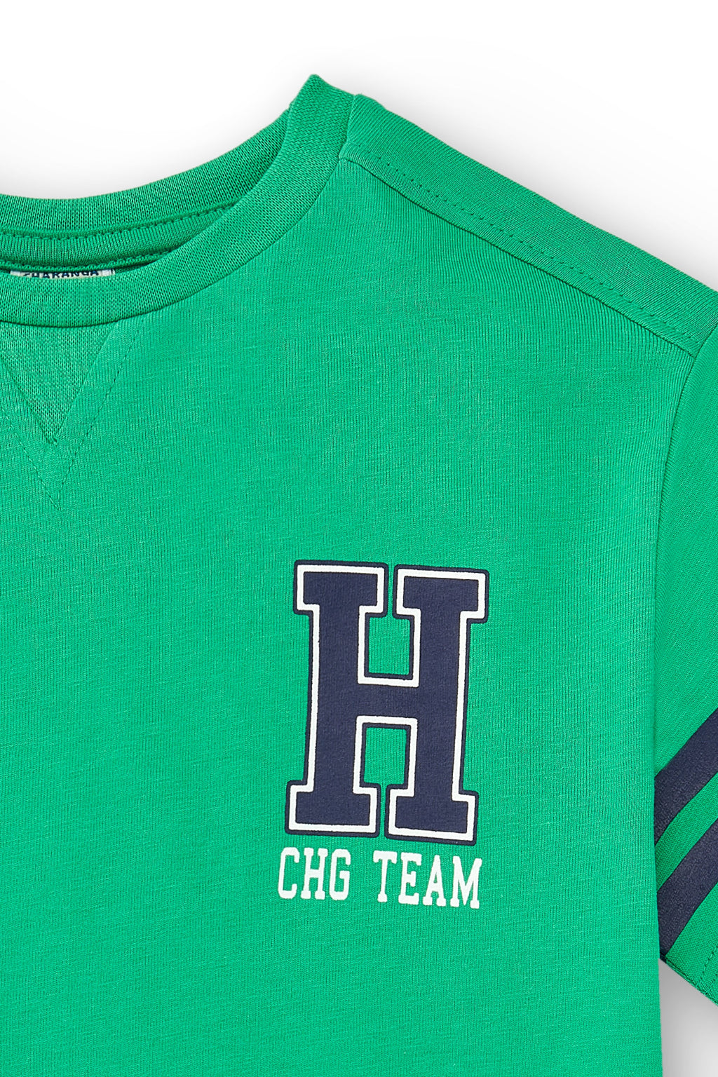 Camiseta de niño verde VERANO/Charanga