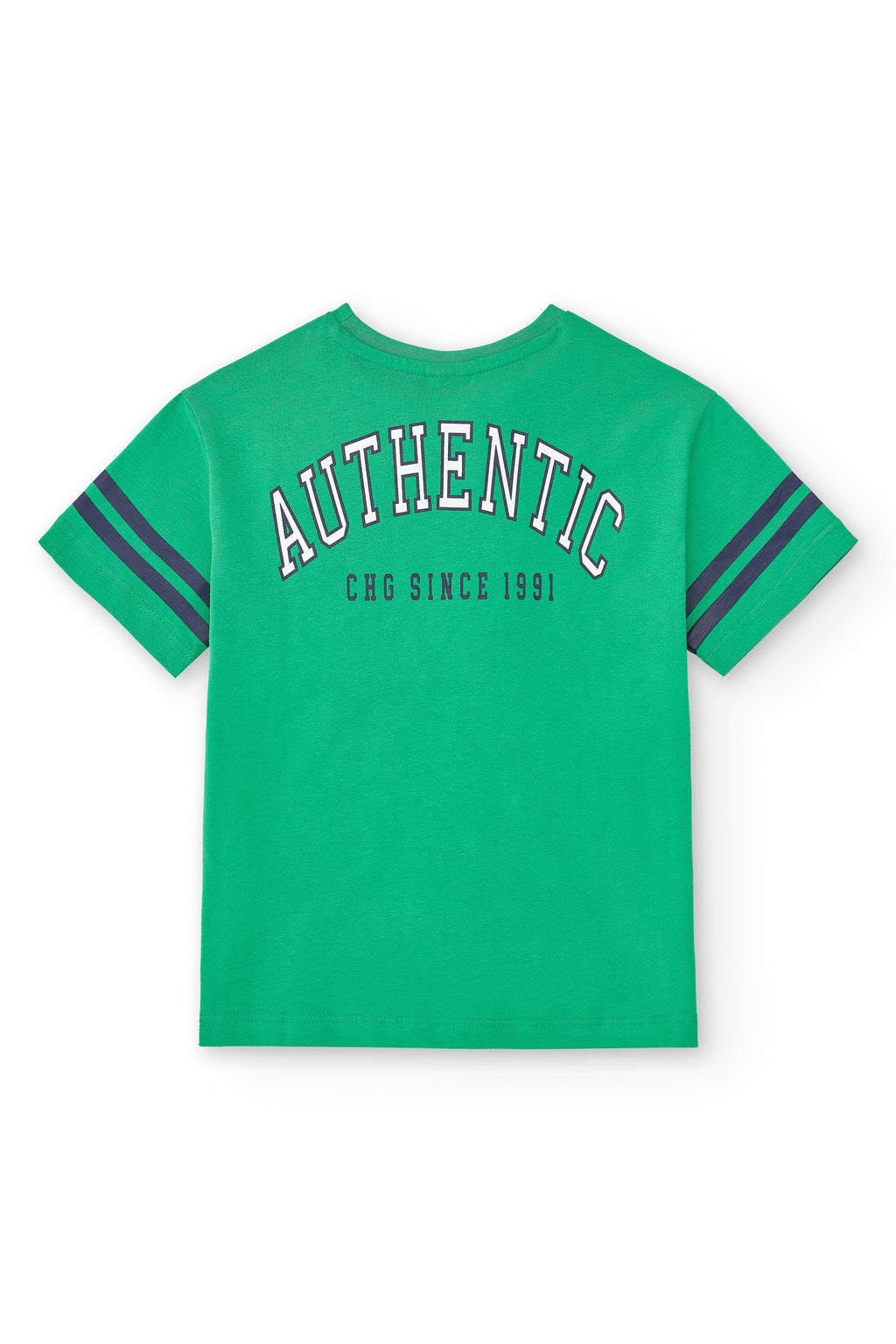 Camiseta de niño verde VERANO/Charanga