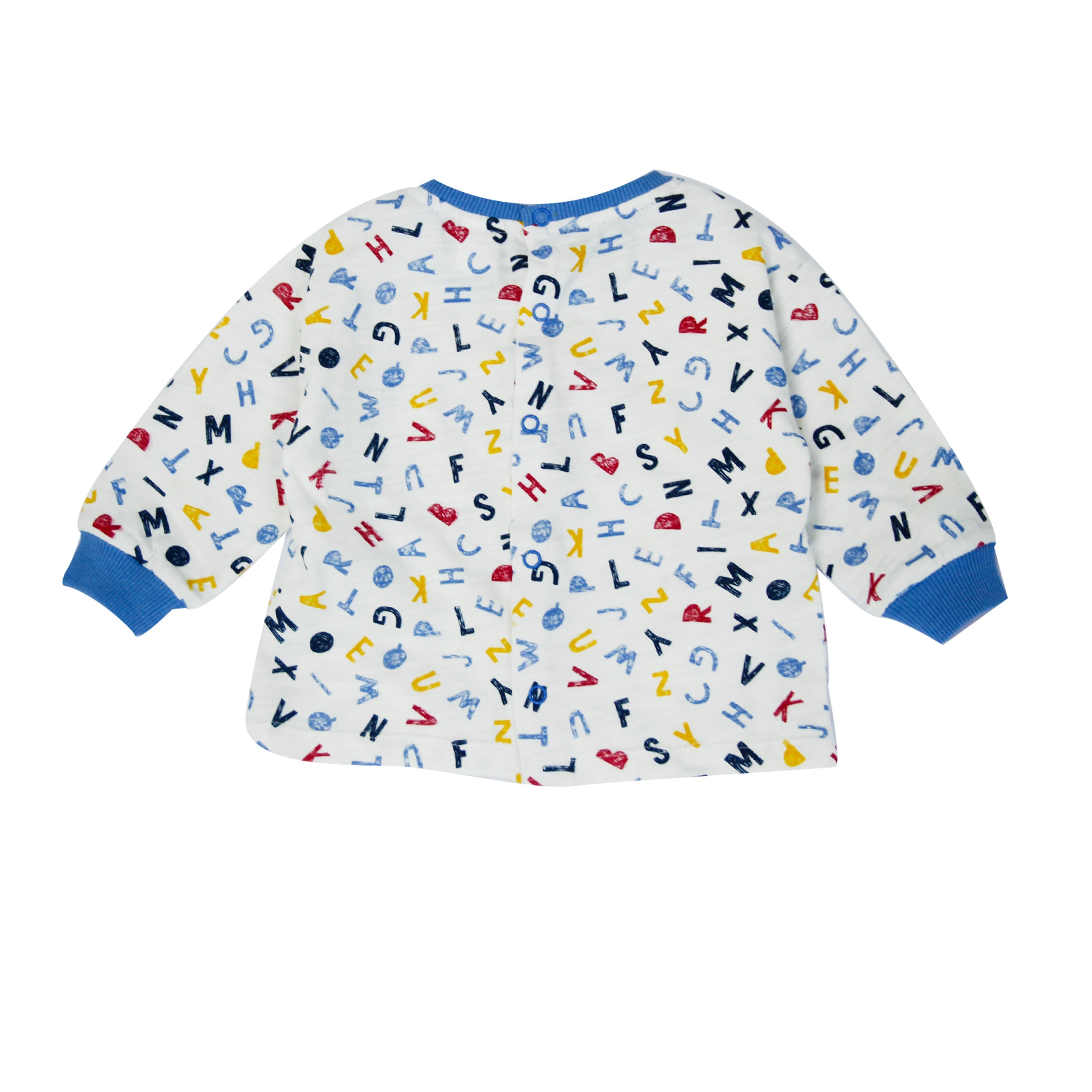 Camiseta de recién nacido estampado de letras Outlet